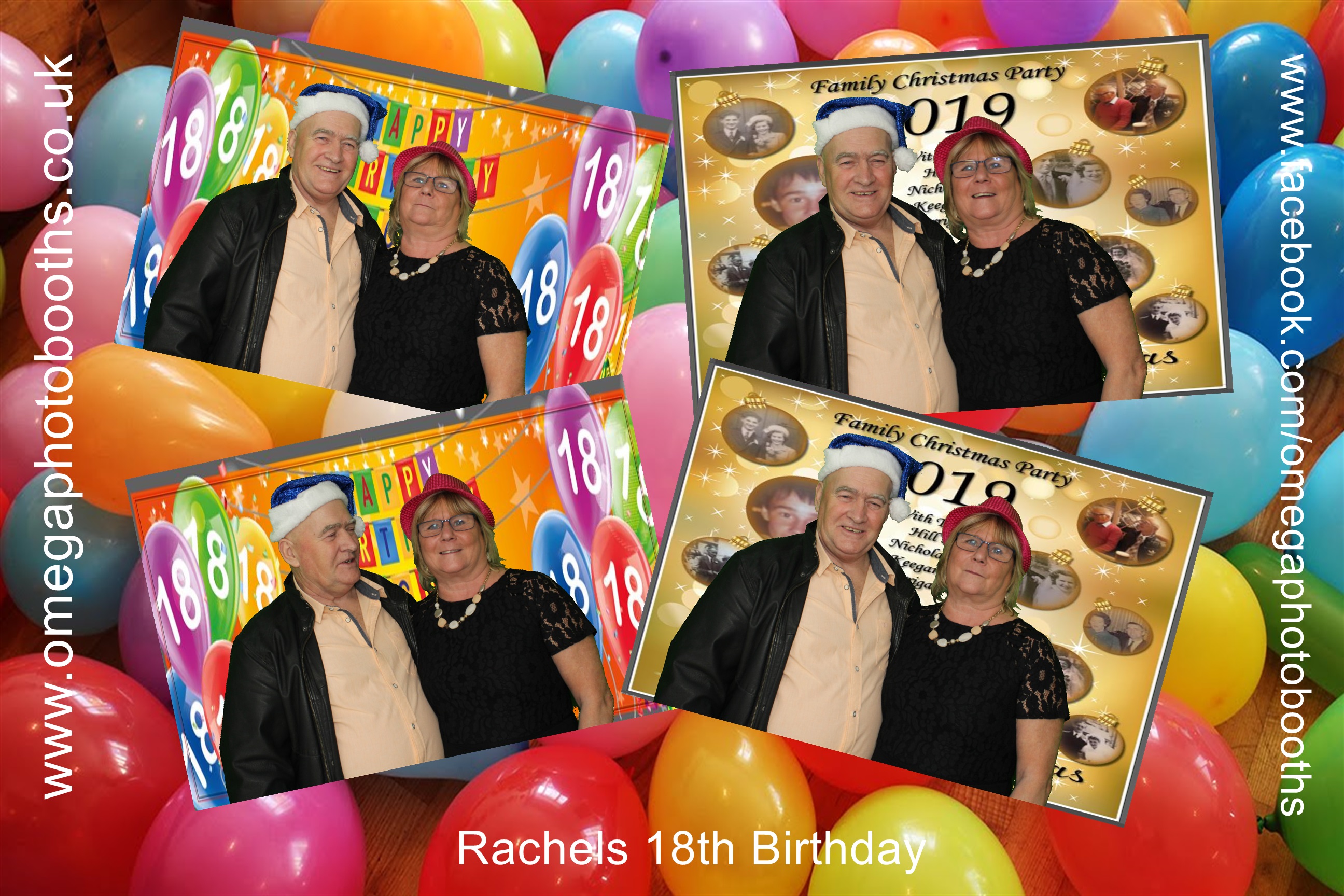 Rachel's 18th birthday and family Christmas get together | View more photos from the event at gallery.omegaphotobooths.co.uk/u/Omega-Photobooths/Rachels-18th-birthday-and-family-Christmas-get-together
